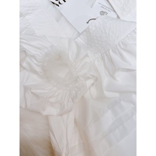 Áo babydoll thô dập ly