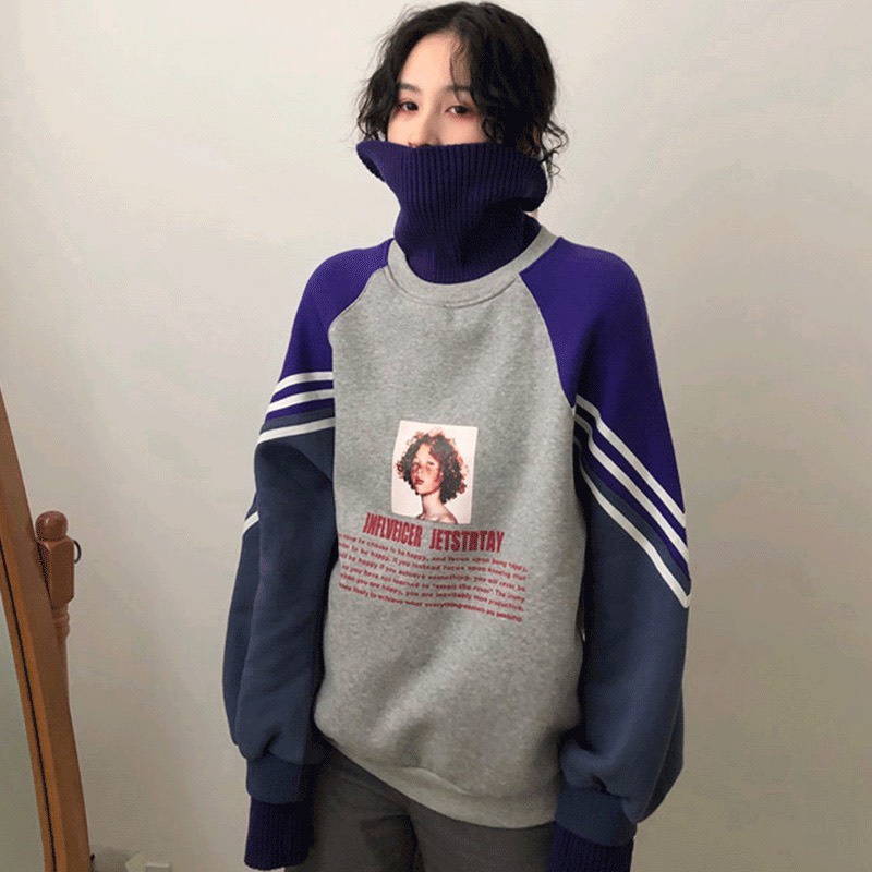 Áo Sweater nỉ phong cách Hong Kong cổ điển Hot trend 2021 | BigBuy360 - bigbuy360.vn
