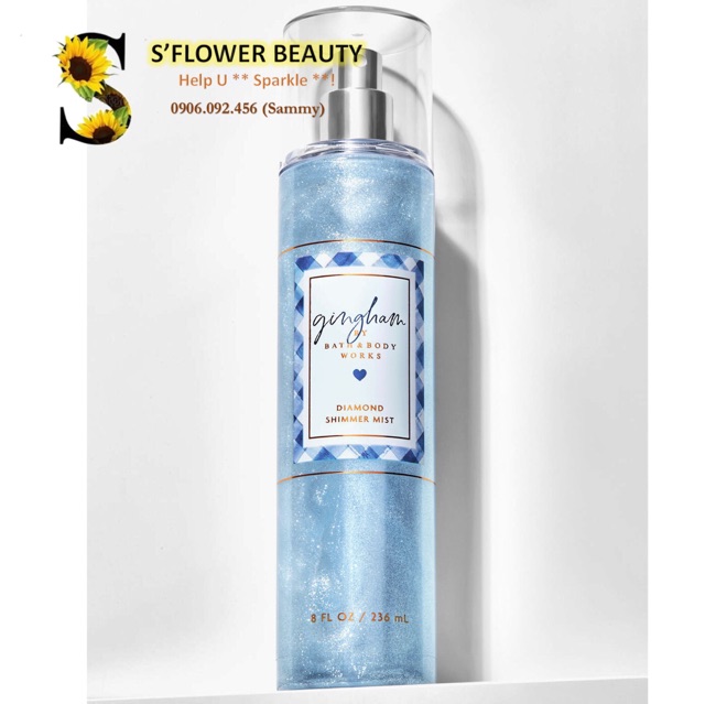 [Auth] Xịt Thơm Toàn Thân Ánh Nhũ Bath & Body Works Diamond Shimmer Mist - 236ml | Thế Giới Skin Care