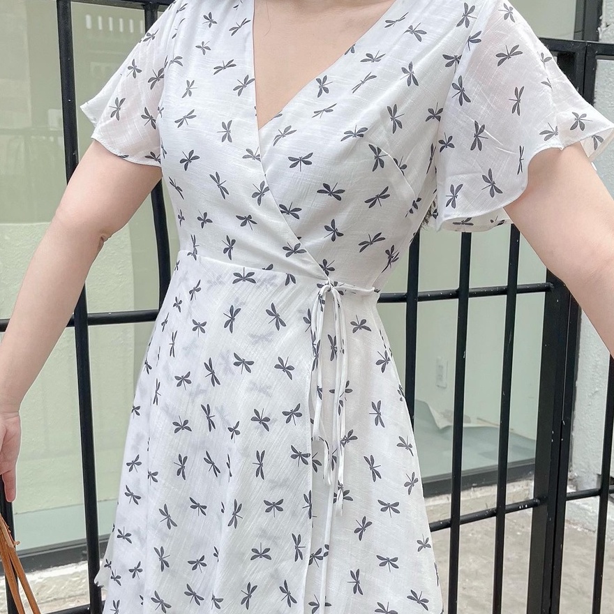 Jumpsuit TRISCY - Đắp chéo cột nơ tay cánh tiên | BigBuy360 - bigbuy360.vn