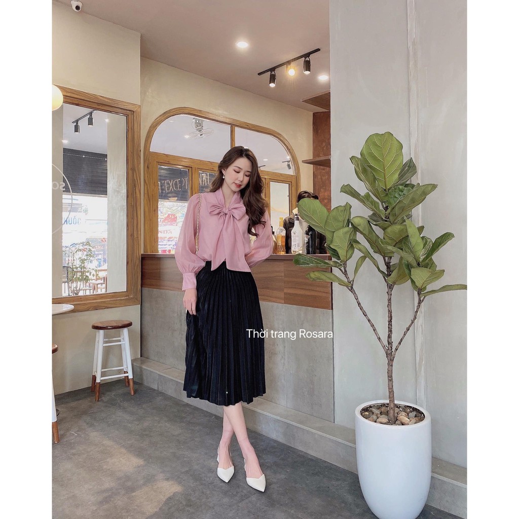 CHÂN VÁY XẾP LY DÀI, CHÂN VÁY XẾP LY CÔNG SỞ. SP15 | BigBuy360 - bigbuy360.vn