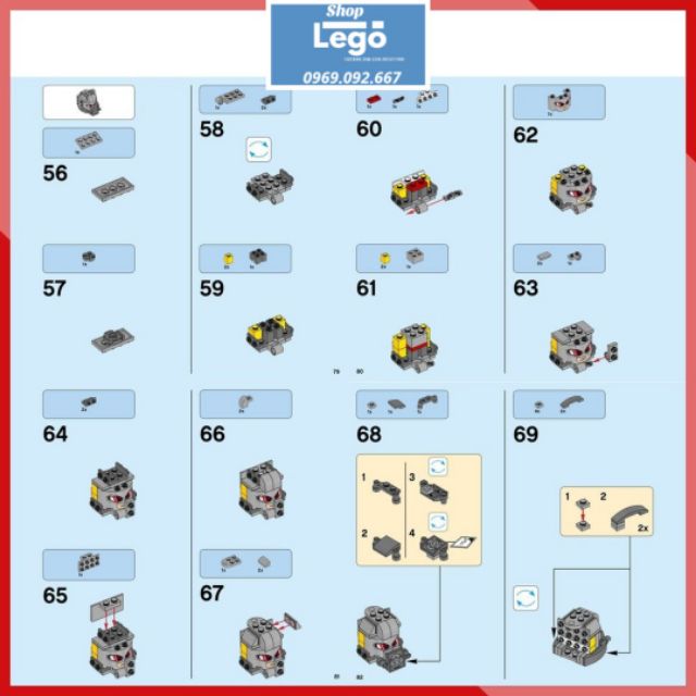 Xếp hình Người kiến Giant Ant-man Hulkbuster Lego Minifigures Lele D120