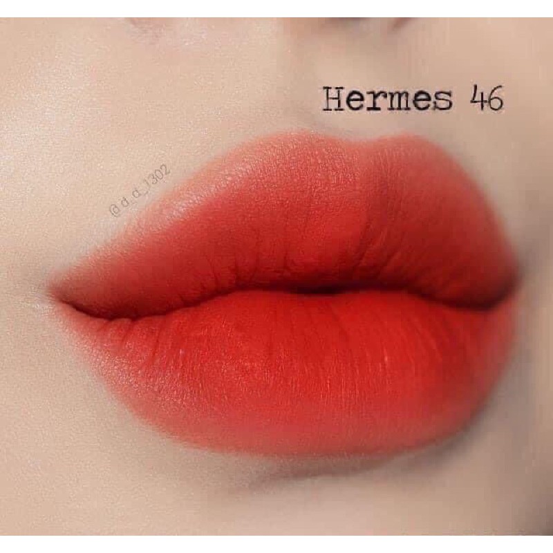 Son Hermes 46 Rouge Exotique - Hồng cam san hô