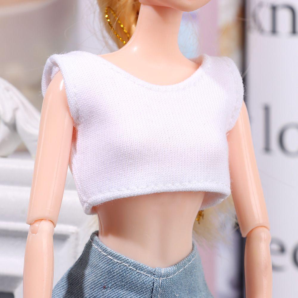 1 Bộ Áo Khoác Jeans Kèm Quần Jeans Cho Búp Bê Tỉ Lệ 1 / 6