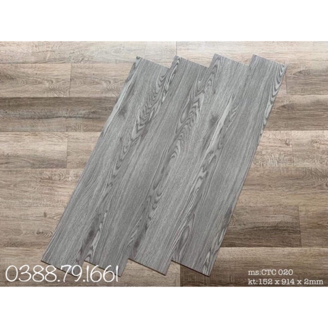 Miếng dán sàn nhà PVC giả gỗ kèm video thực tế