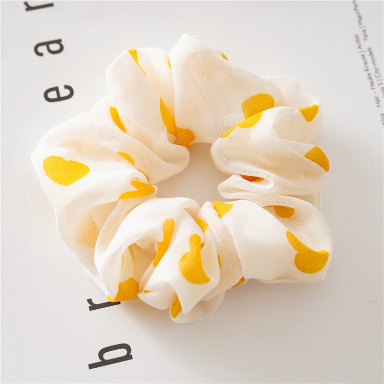 Dây buộc tóc từ vải hình hoa xinh xắn