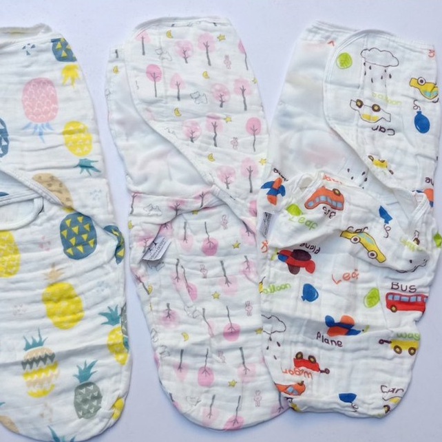 Ủ kén xô aden and anais cho bé sơ sinh, Chất liệu sợi cotton organic thoáng mát, phù hợp bé từ 0-5 tháng