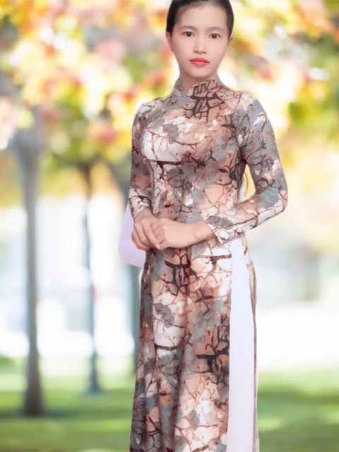 Áo dài may sẵn (ảnh thật tự chụp)