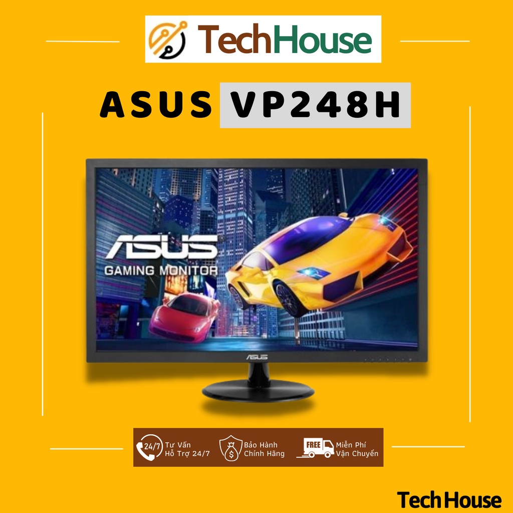 Màn hình máy tính Asus VP248H 24 inch | FHD | 1ms | 75Hz | BH 3 năm | Tech House Official | WebRaoVat - webraovat.net.vn