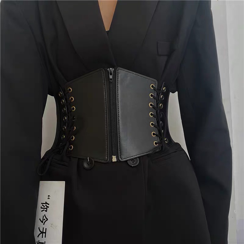Corset thắt eo bản mới 2022 Belt corset khóa kéo