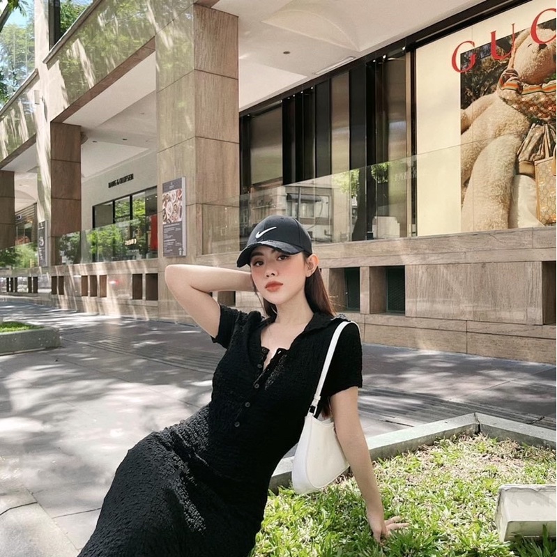 🌈ĐẦM BODY ÔM CỔ SƠMI POLO VÁY XOÈ THÂN NHÚN ĐI CHƠI ĐI BIỂN ĐI DẠO PEONYB gimishop🌈 | BigBuy360 - bigbuy360.vn