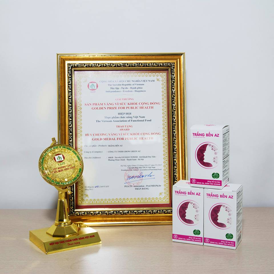 Trắng Bền AZ-Combo 3 hộp trị tàng nhang, sạch hết nám, trắng da toàn thân | BigBuy360 - bigbuy360.vn