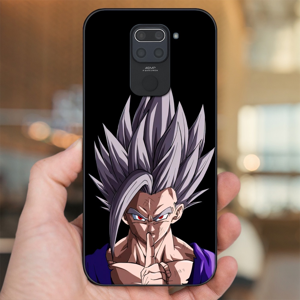 Ốp lưng Xiaomi Redmi Note 9 viền đen in hình Gohan Dragon Ball