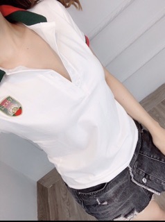 Áo thun thái cổ bẻ