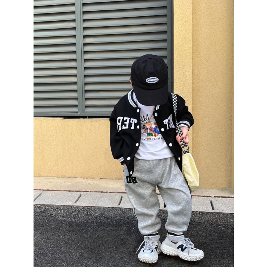 Giày thể thao AMILA phối tất thoáng khí phong cách mùa thu cho trẻ em