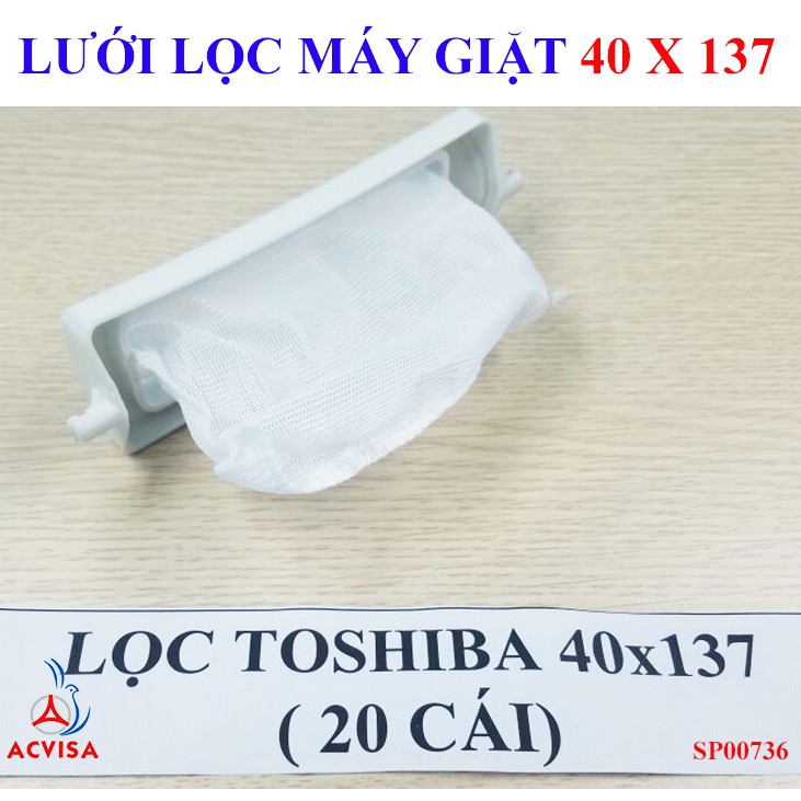 Combo 3 Lưới Lọc Máy Giặt Kích Thước 40 X 137 (Toshiba)