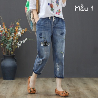 Quần baggy bò Quảng Châu cao cấp
