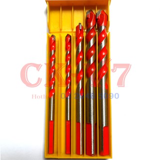 Mũi khoan đa năng, bộ 5 mũi khoan đa năng,khoan gạch,tường,gốm,sứ...