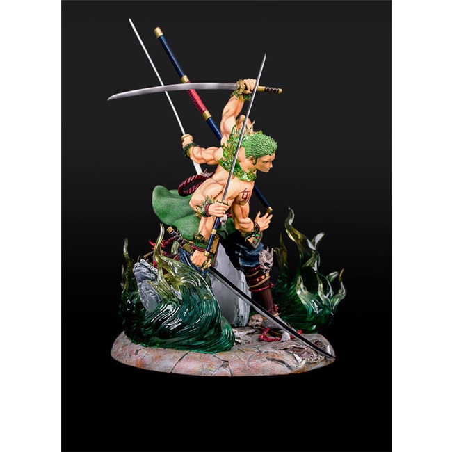 Đồ chơi Roronoa Zoro phân thân sáu kiếm mô hình one piece đảo hải tặc phiên bản lớn 40cm cực ngầu tỷ lệ 1:1