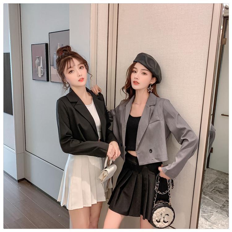 Áo Khoác Dài Tay Thời Trang Mùa Xuân Giản Dị Dành Cho Nữ