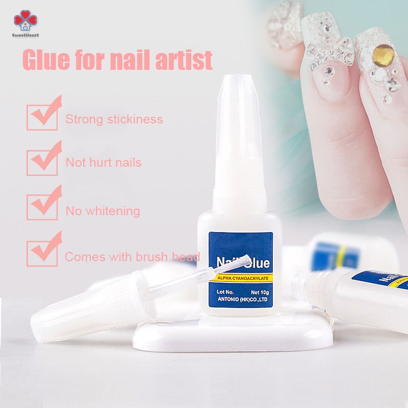 Set 3 Tuýp Keo Dán Móng Giả Nhanh Khô 10g