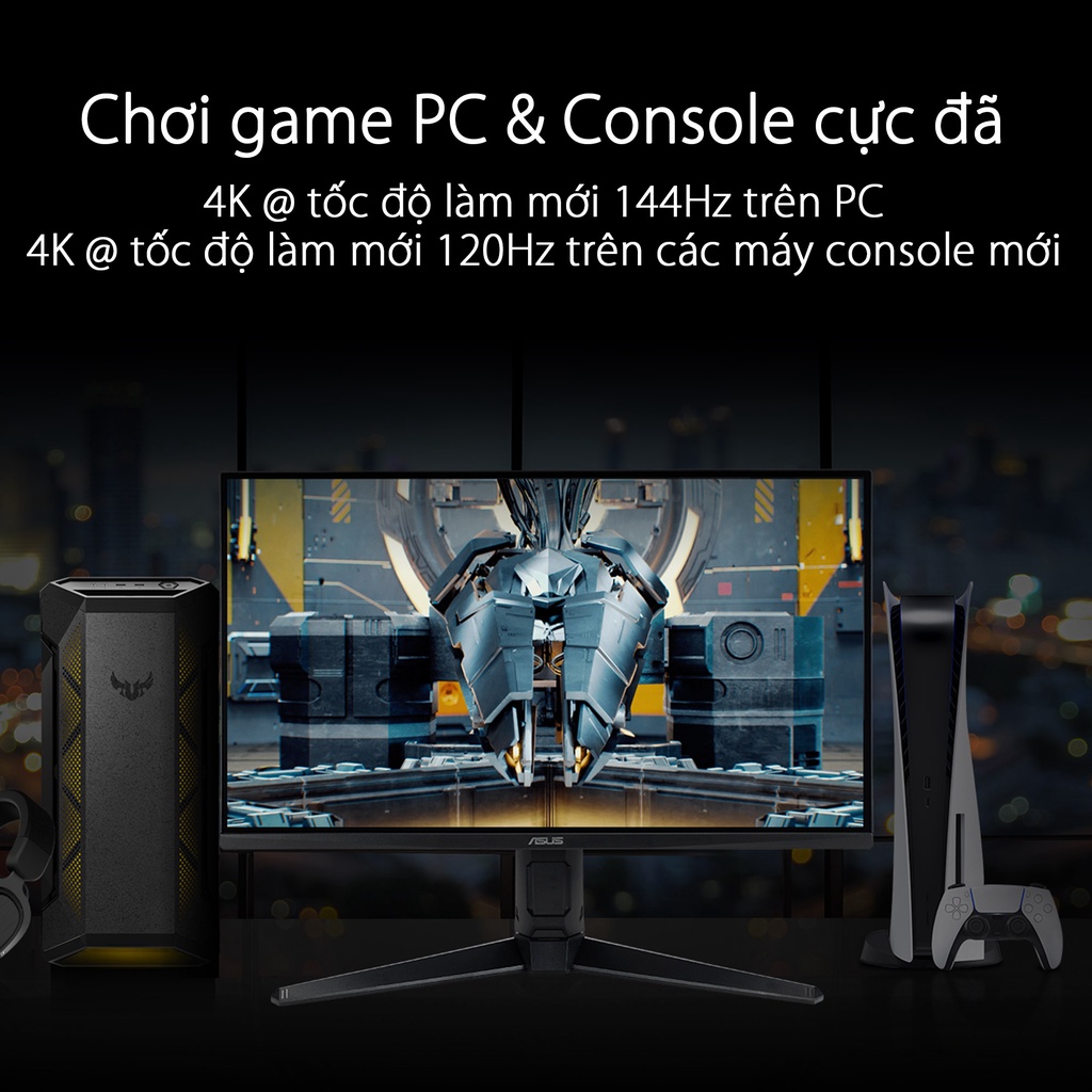 Màn hình máy tính Asus TUF Gaming VG28UQL1A 28 inch 4K UHD 144 Hz IPS - Hàng Chính Hãng