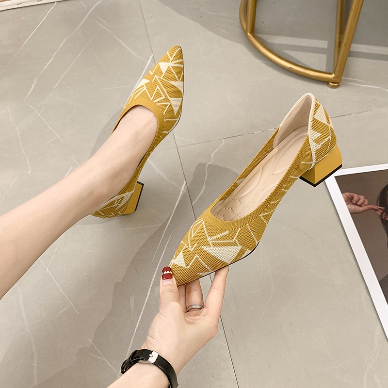 Giày Cao Gót Nữ Mũi Nhọn Thời Trang Thanh Lịch