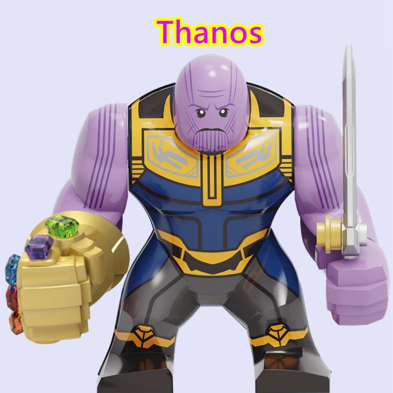 Đồ Chơi  Lắp Ráp Mô Hình Nhân Vật Thanos Mini Trong Truyện Tranh Marvel