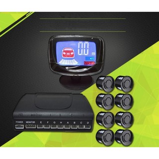 Cảm biến lùi 8 mắt màn hình LCD