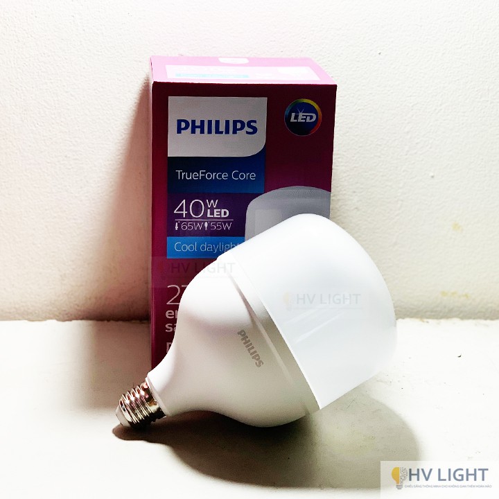 Bóng Philips Led bulb trụ 40W E27 Gen3 - HÀNG CHÍNH HÃNG ( tiết kiệm điện, chất lượng sáng cao )