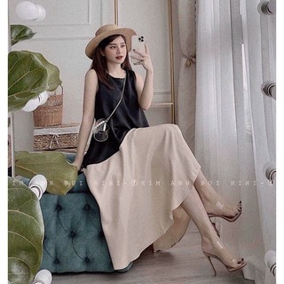 Váy bbdoll suông pha lụa mềm hàng đẹp chất mát⚡️Ảnh thật