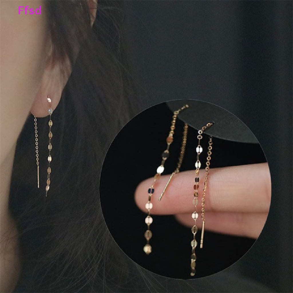 {Ffsd} Bông Tai Tua Rua Bằng Bạc Sterling Hình Đôi Môi Cho Nữ
