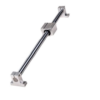 Bộ 1 thanh trượt tròn phi 12 dài 1m + 2 gối đỡ SK12+ 1 con trượt SCS12