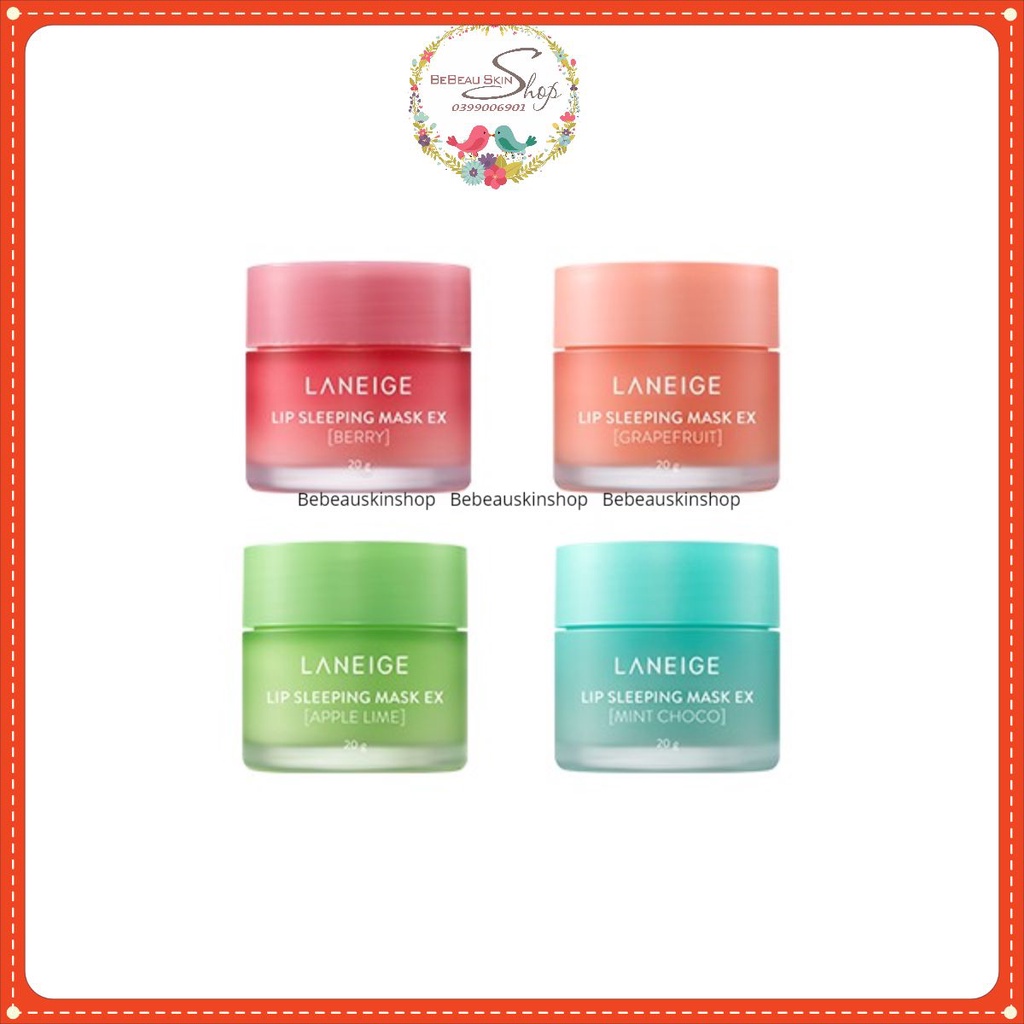 Set Mặt Nạ Ngủ Môi Laneige Lip Sleeping Mask Mini Kit [set 4]