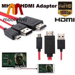 Cáp chuyển đổi 1.8m mhl hml micro usb sang hdmi 1080p hd tv cho samsung galaxy