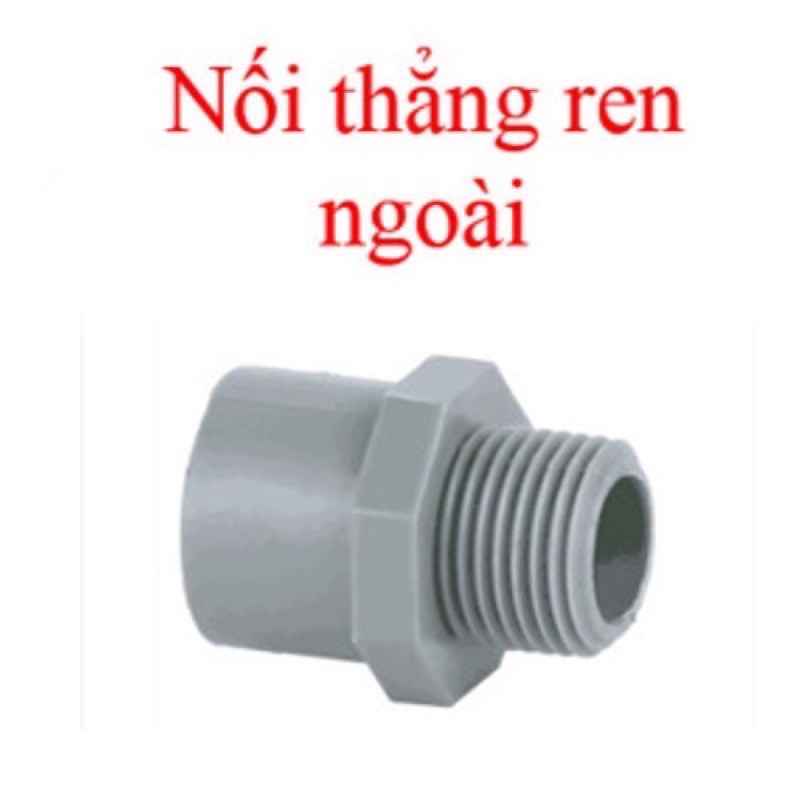 (Phụ kiện ống nhựa phi 21- SINO)Nối Thẳng, Nút Bịt, Nối Góc, Ba Chạc, Đầu Bịt