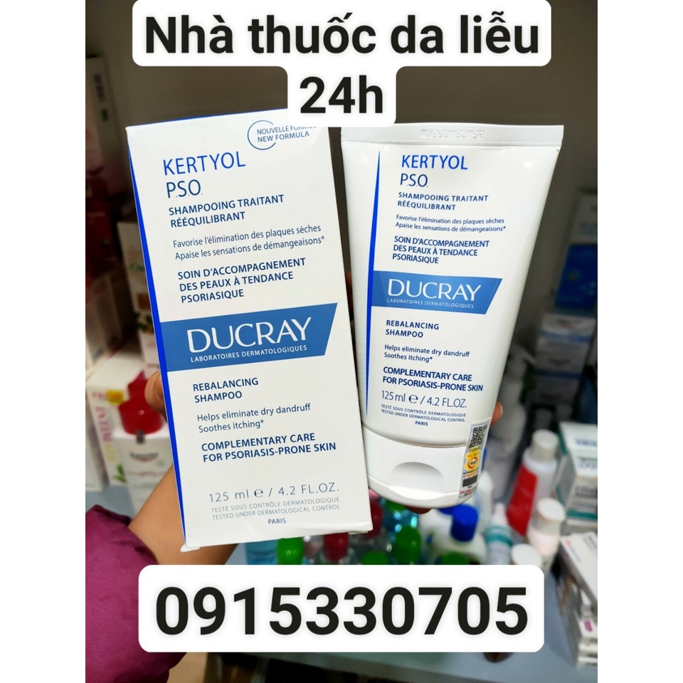 Dầu gội hỗ trợ gàu mảng Kertyol PSO Shampoo - Ducray