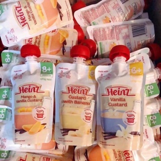 Váng sữa heinz custard úc date mới nhất t11/2020