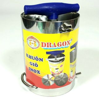 Khuôn làm giò thủ inox Vạn Lợi Dragon 0,5kg-1kg-1,5kg-2kg