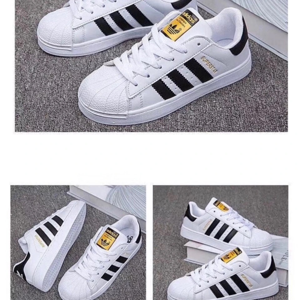 Giày Thể Thao Adidas Superstar Thiết Kế Cá Tính Cho Nam Và Nữ