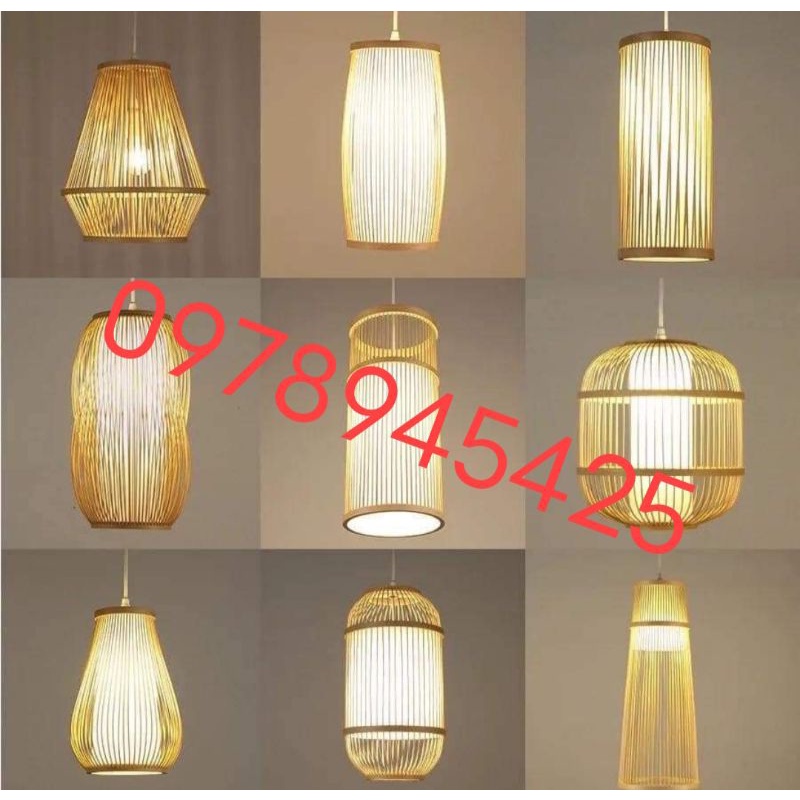 Đèn tre, đèn mây tre, lồng đèn tre giá xưởng sx