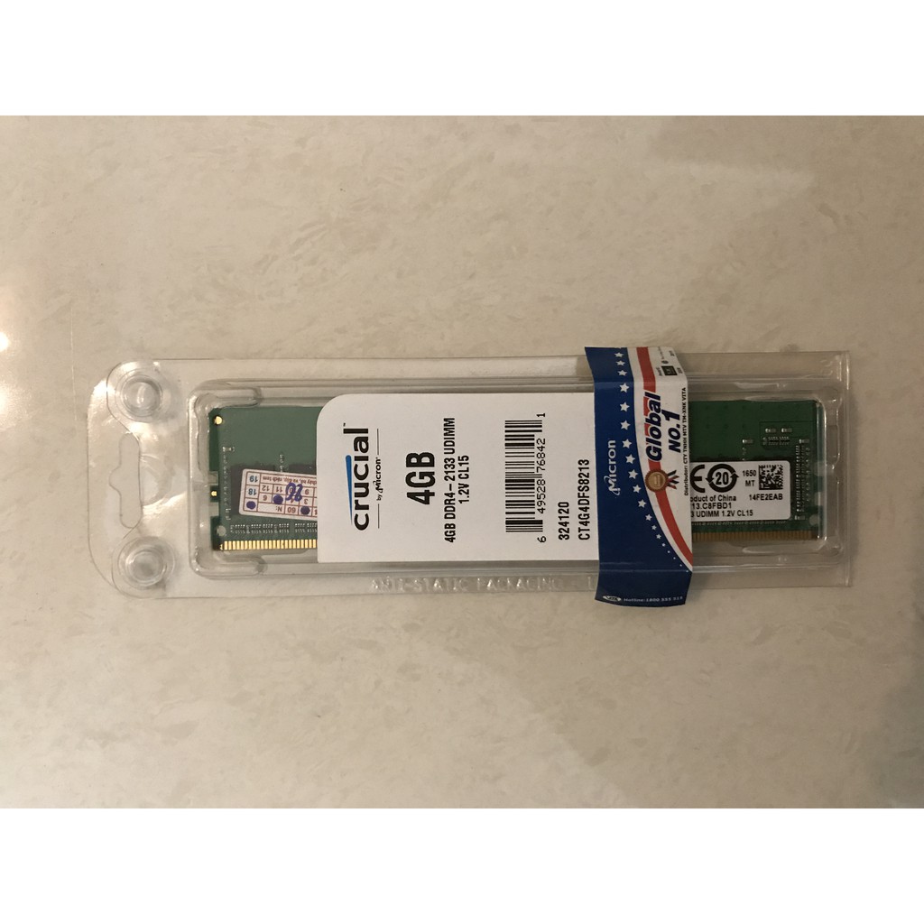 RAM Crucial DDR4-2133 4GB NEW