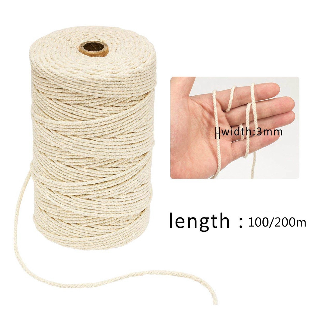 Dây thừng sợi bông kích thước 3mm*100/200m