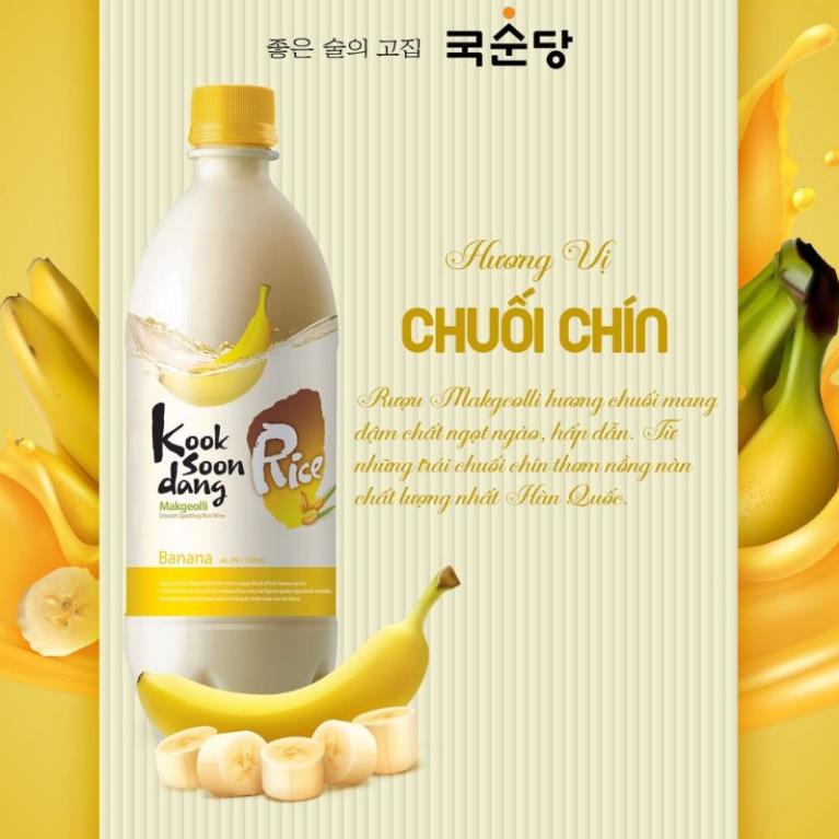 Nước gạo Makgeolli Hàn Quốc (nhiều vị)