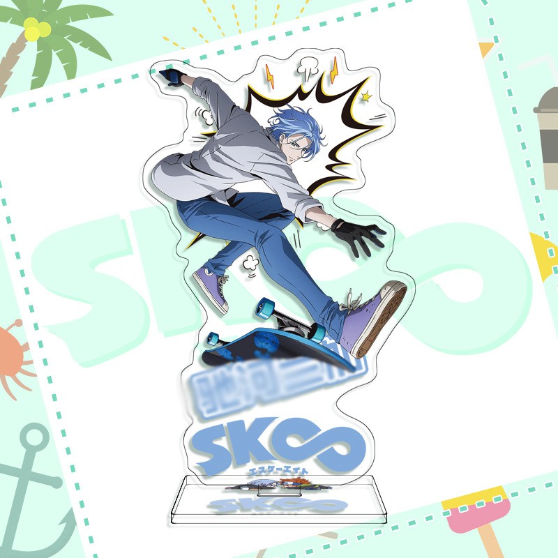 Mô hình Standee SK8 The Infinity anime mica chibi trưng bày xinh xắn độc đáo