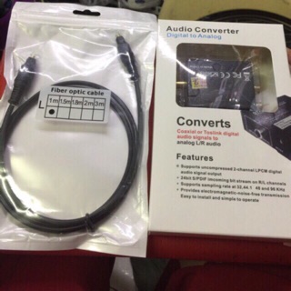 Bộ chuyển đổi optical quang sang audio AV