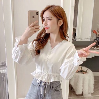 Áo Kiểu Voan Phối Ren