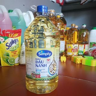 Dầu ăn Simply đậu nành 2 lít - TẶNG KÈM HẠT NÊM NEPTUNE 150g