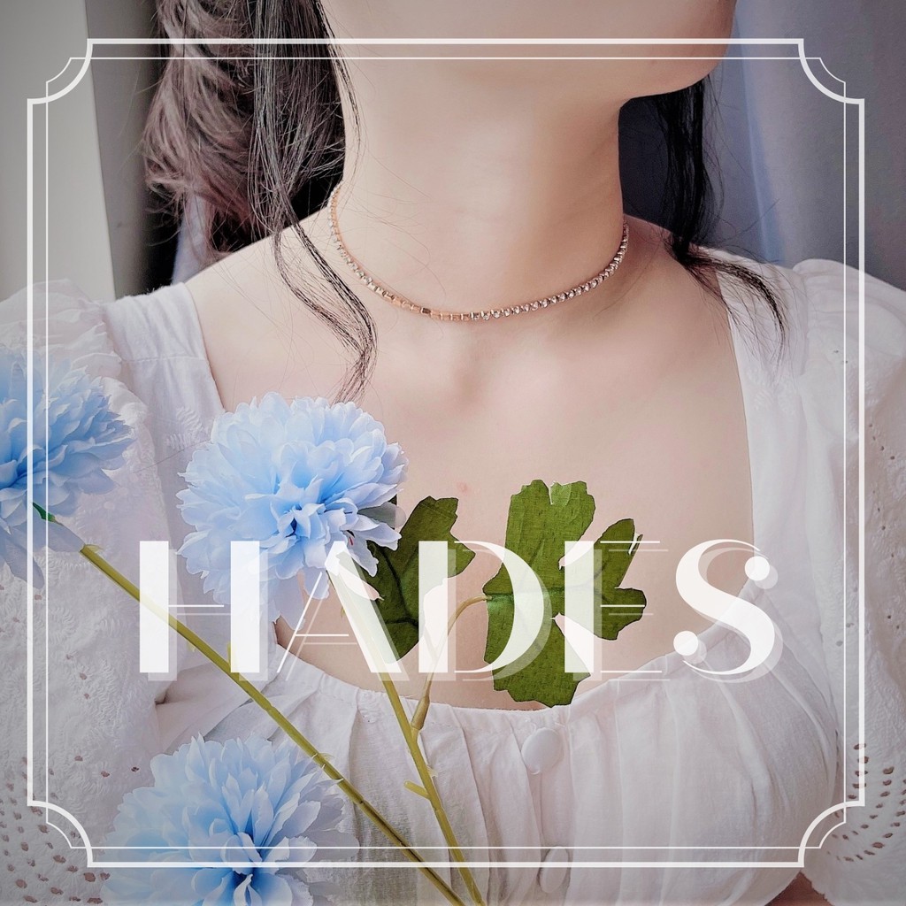 [Xả kho] Vòng cổ đẹp sexy hợp kim đính đá bling bling sợi mảnh - dây chuyền choker necklace cá tính phụ kiện Hades.js