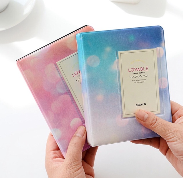 Album ảnh polaroid bìa galaxy đựng 65 ảnh 6x9